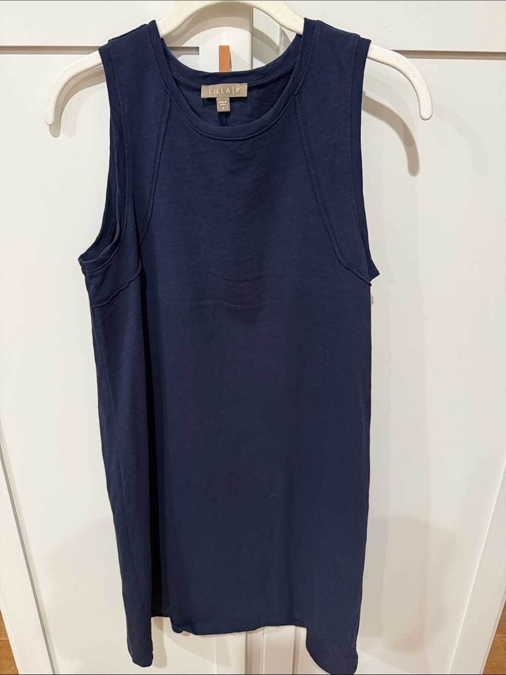 Lilla P Women’s Sleeveless Navy Dress